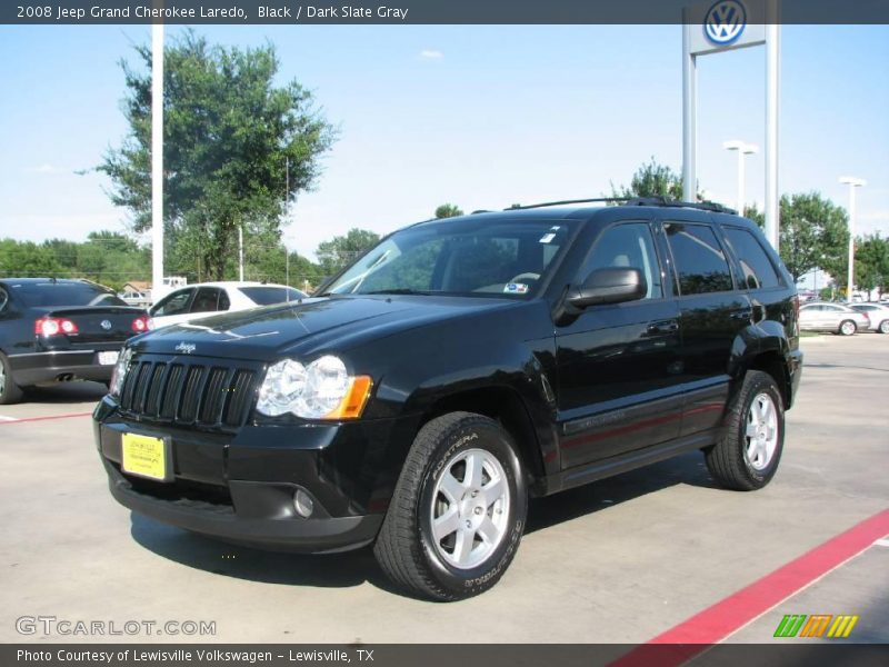 Black / Dark Slate Gray 2008 Jeep Grand Cherokee Laredo