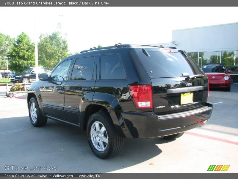 Black / Dark Slate Gray 2008 Jeep Grand Cherokee Laredo