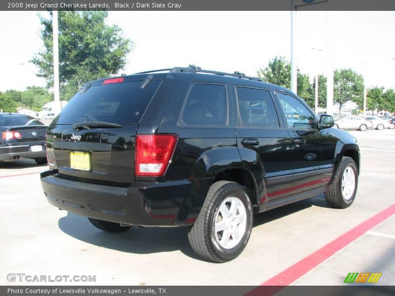 Black / Dark Slate Gray 2008 Jeep Grand Cherokee Laredo