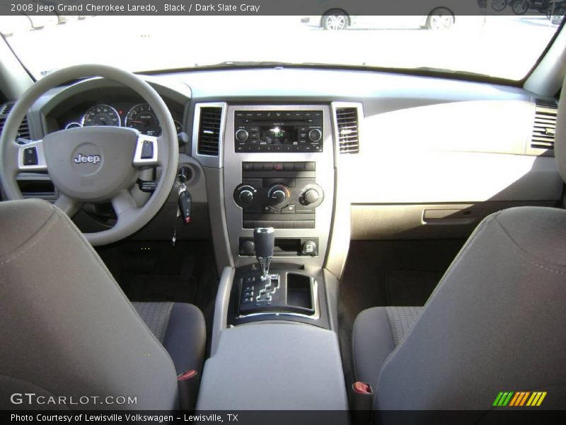 Black / Dark Slate Gray 2008 Jeep Grand Cherokee Laredo