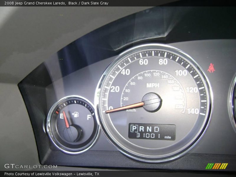 Black / Dark Slate Gray 2008 Jeep Grand Cherokee Laredo