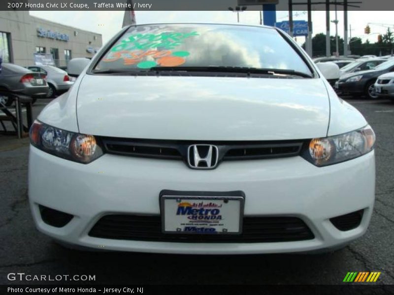 Taffeta White / Ivory 2007 Honda Civic LX Coupe