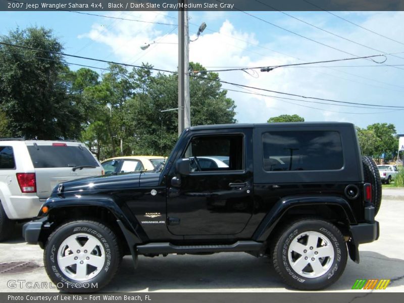 Black / Dark Slate Gray/Medium Slate Gray 2007 Jeep Wrangler Sahara 4x4