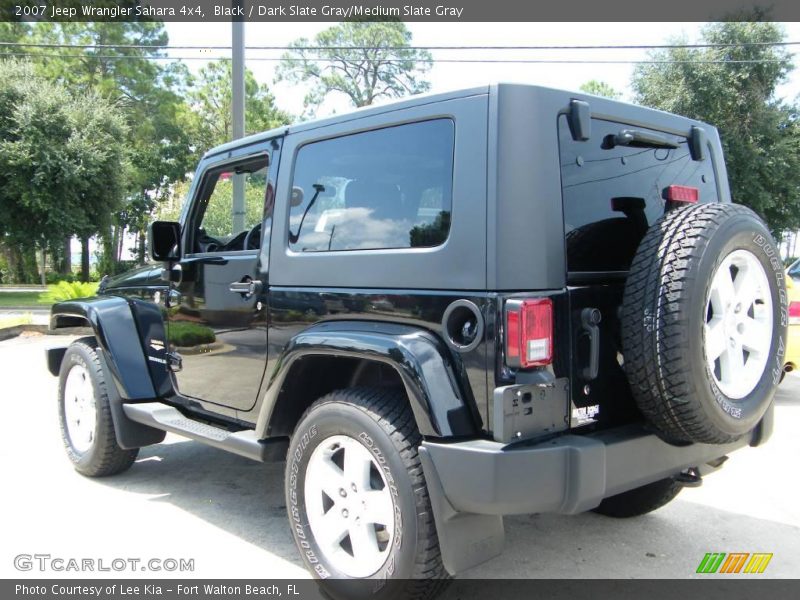 Black / Dark Slate Gray/Medium Slate Gray 2007 Jeep Wrangler Sahara 4x4