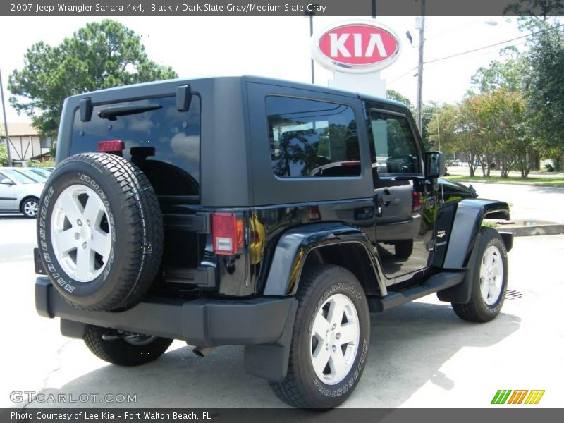 Black / Dark Slate Gray/Medium Slate Gray 2007 Jeep Wrangler Sahara 4x4