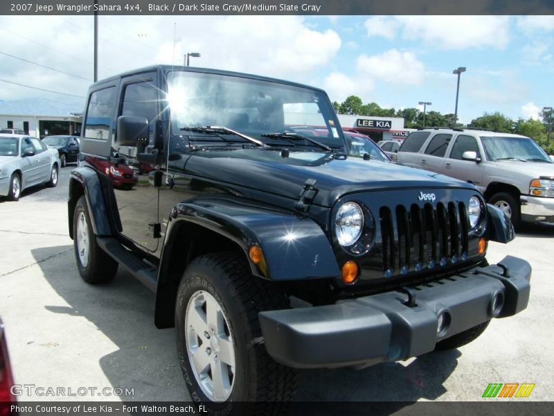 Black / Dark Slate Gray/Medium Slate Gray 2007 Jeep Wrangler Sahara 4x4