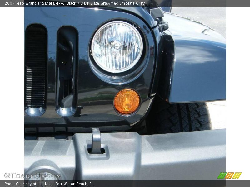 Black / Dark Slate Gray/Medium Slate Gray 2007 Jeep Wrangler Sahara 4x4