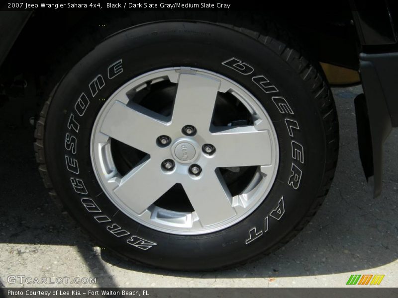 Black / Dark Slate Gray/Medium Slate Gray 2007 Jeep Wrangler Sahara 4x4