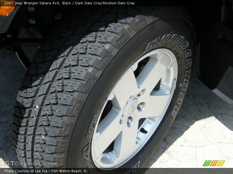 Black / Dark Slate Gray/Medium Slate Gray 2007 Jeep Wrangler Sahara 4x4