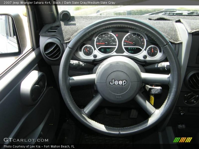 Black / Dark Slate Gray/Medium Slate Gray 2007 Jeep Wrangler Sahara 4x4