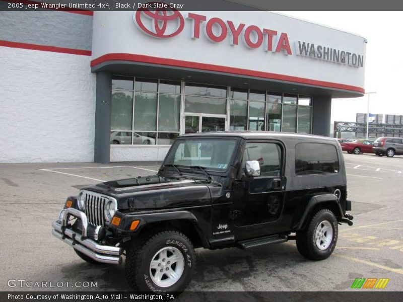 Black / Dark Slate Gray 2005 Jeep Wrangler Unlimited 4x4