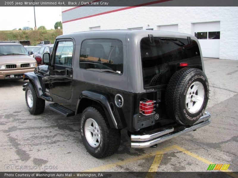 Black / Dark Slate Gray 2005 Jeep Wrangler Unlimited 4x4