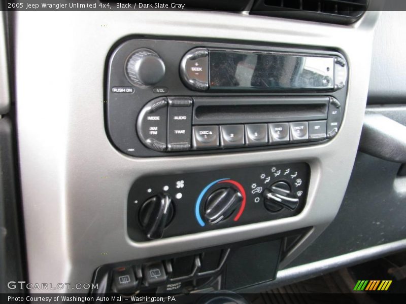 Black / Dark Slate Gray 2005 Jeep Wrangler Unlimited 4x4