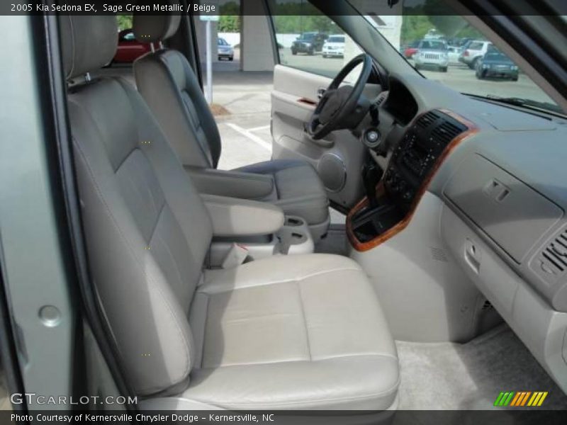 Sage Green Metallic / Beige 2005 Kia Sedona EX