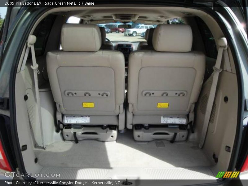 Sage Green Metallic / Beige 2005 Kia Sedona EX