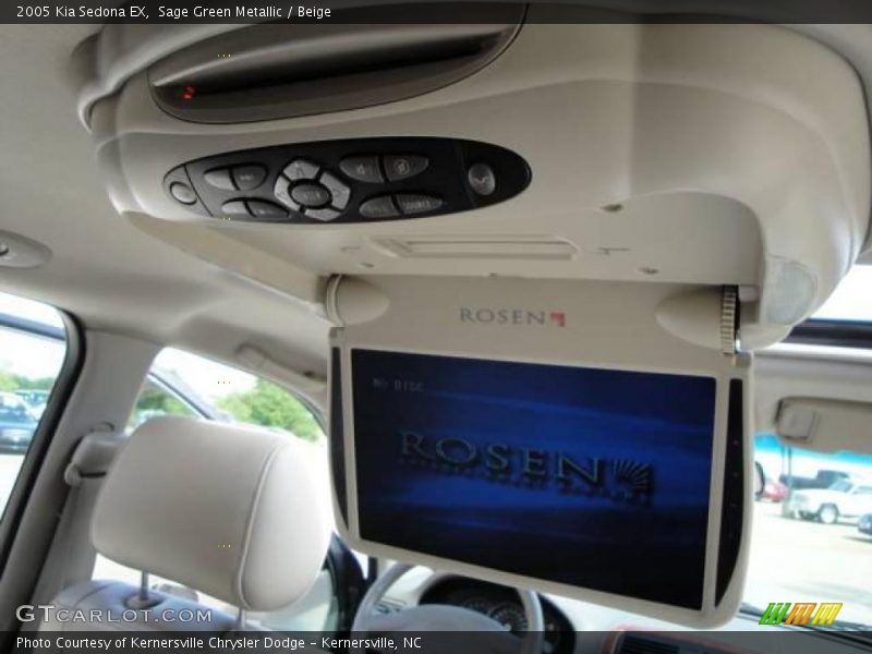 Sage Green Metallic / Beige 2005 Kia Sedona EX