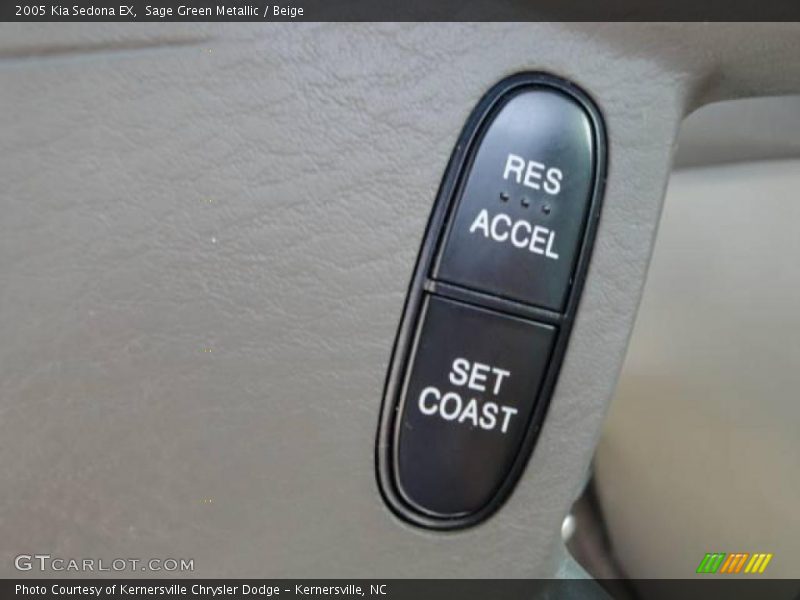 Sage Green Metallic / Beige 2005 Kia Sedona EX