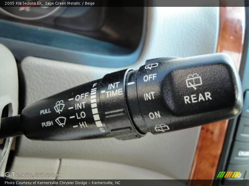 Sage Green Metallic / Beige 2005 Kia Sedona EX