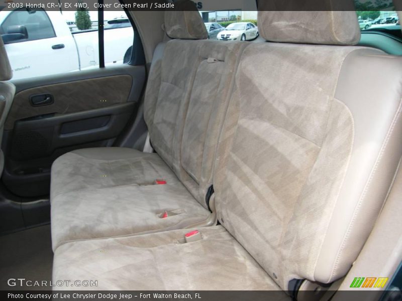 Clover Green Pearl / Saddle 2003 Honda CR-V EX 4WD