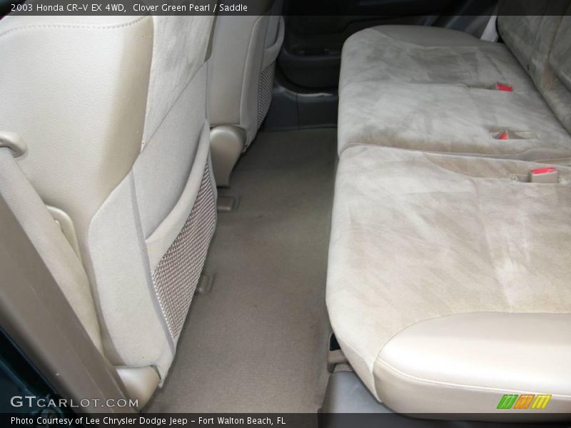 Clover Green Pearl / Saddle 2003 Honda CR-V EX 4WD