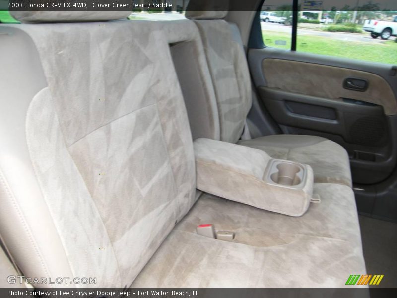 Clover Green Pearl / Saddle 2003 Honda CR-V EX 4WD