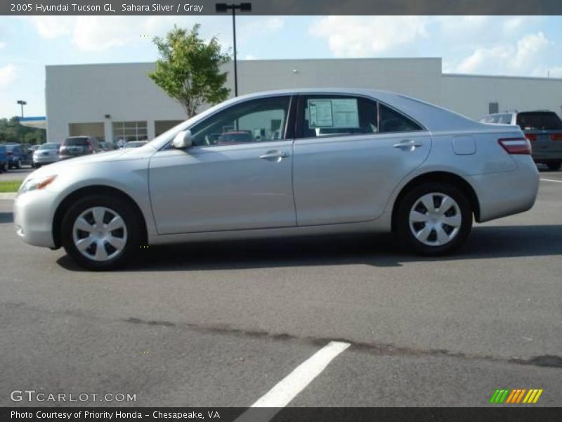 Sahara Silver / Gray 2005 Hyundai Tucson GL