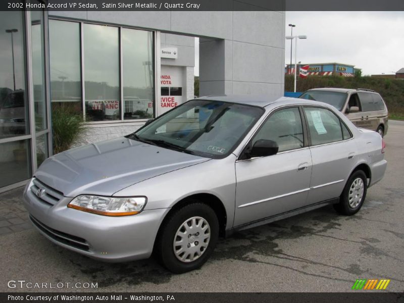 Satin Silver Metallic / Quartz Gray 2002 Honda Accord VP Sedan