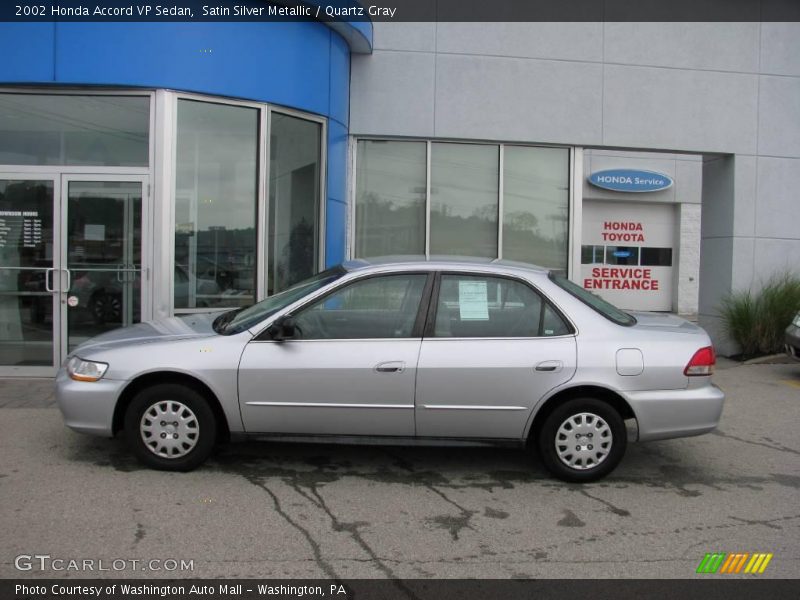 Satin Silver Metallic / Quartz Gray 2002 Honda Accord VP Sedan