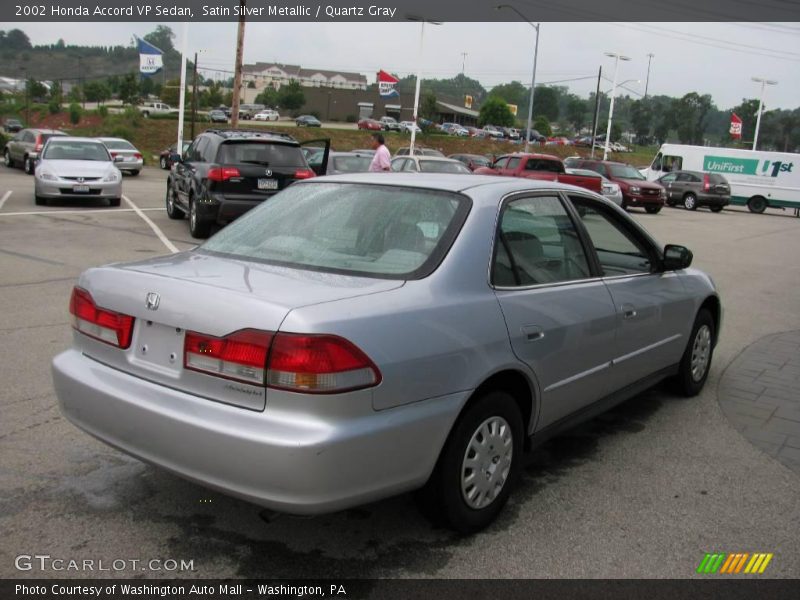 Satin Silver Metallic / Quartz Gray 2002 Honda Accord VP Sedan