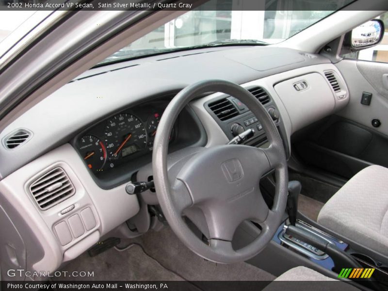 Satin Silver Metallic / Quartz Gray 2002 Honda Accord VP Sedan