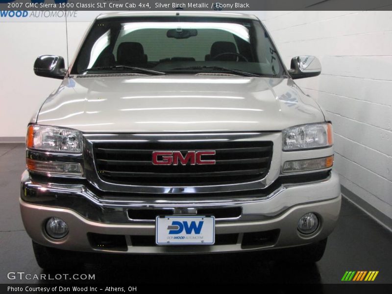 Silver Birch Metallic / Ebony Black 2007 GMC Sierra 1500 Classic SLT Crew Cab 4x4