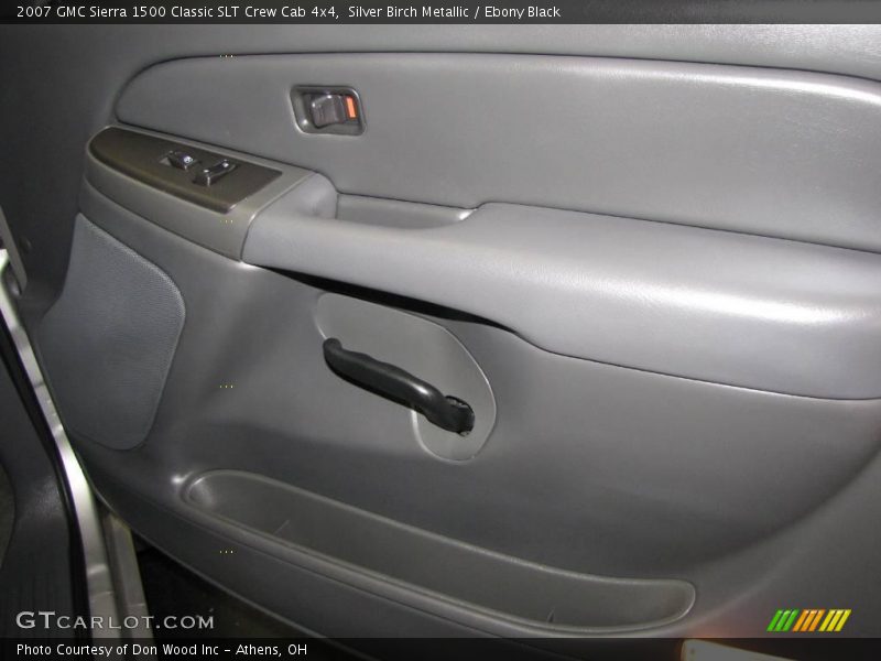 Silver Birch Metallic / Ebony Black 2007 GMC Sierra 1500 Classic SLT Crew Cab 4x4