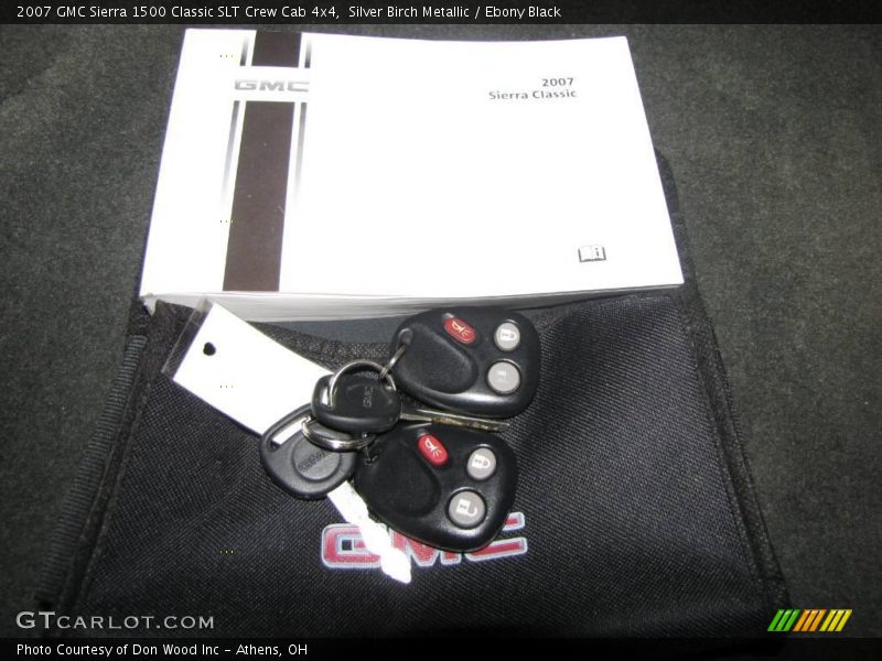 Silver Birch Metallic / Ebony Black 2007 GMC Sierra 1500 Classic SLT Crew Cab 4x4