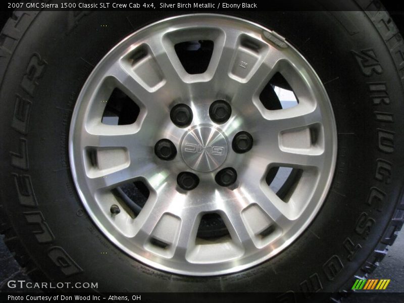 Silver Birch Metallic / Ebony Black 2007 GMC Sierra 1500 Classic SLT Crew Cab 4x4