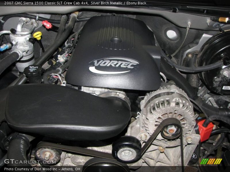 Silver Birch Metallic / Ebony Black 2007 GMC Sierra 1500 Classic SLT Crew Cab 4x4