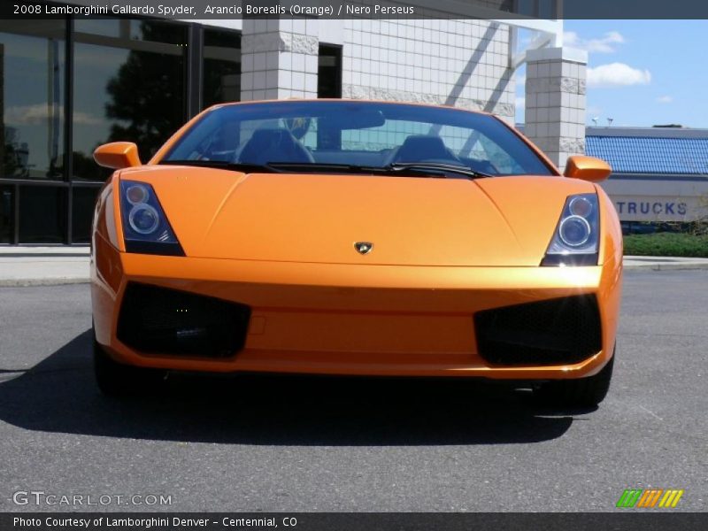 Arancio Borealis (Orange) / Nero Perseus 2008 Lamborghini Gallardo Spyder