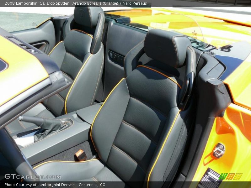  2008 Gallardo Spyder Nero Perseus Interior