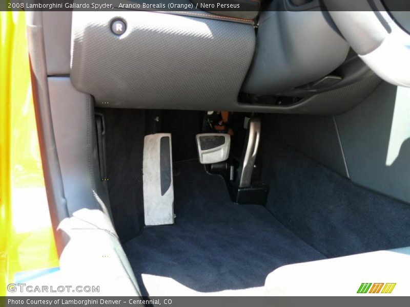 Arancio Borealis (Orange) / Nero Perseus 2008 Lamborghini Gallardo Spyder