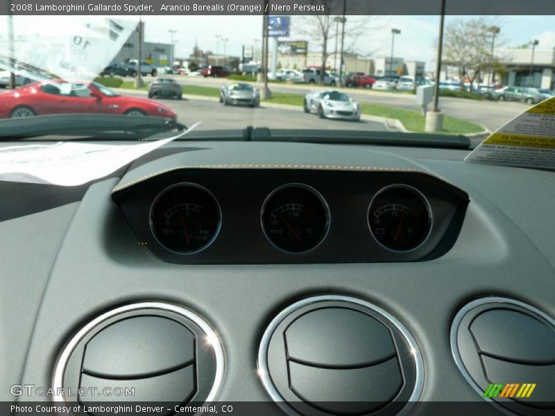 Arancio Borealis (Orange) / Nero Perseus 2008 Lamborghini Gallardo Spyder