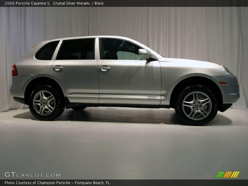 Crystal Silver Metallic / Black 2009 Porsche Cayenne S