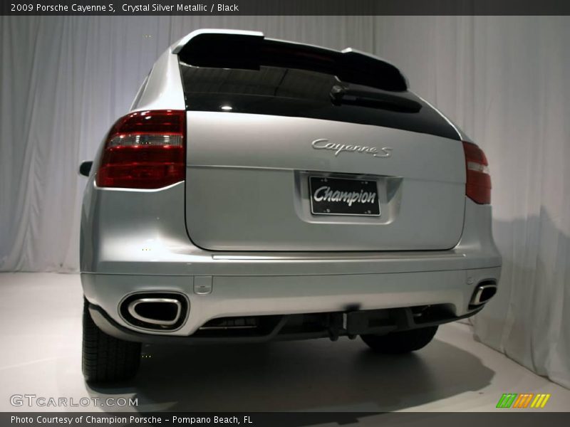 Crystal Silver Metallic / Black 2009 Porsche Cayenne S
