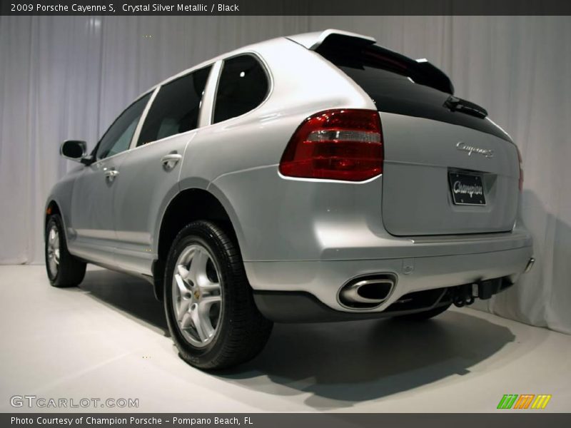 Crystal Silver Metallic / Black 2009 Porsche Cayenne S