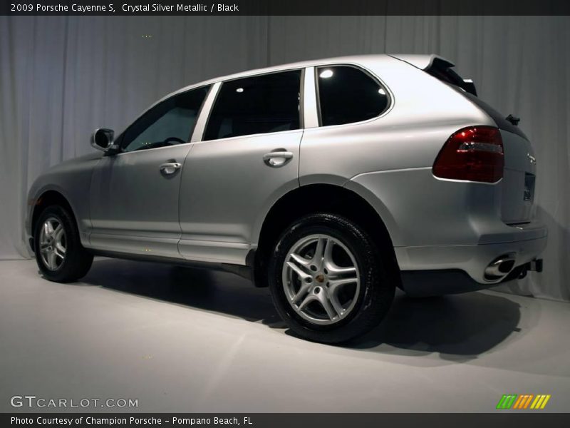 Crystal Silver Metallic / Black 2009 Porsche Cayenne S