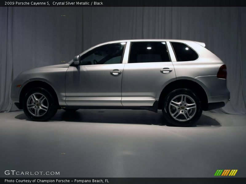 Crystal Silver Metallic / Black 2009 Porsche Cayenne S