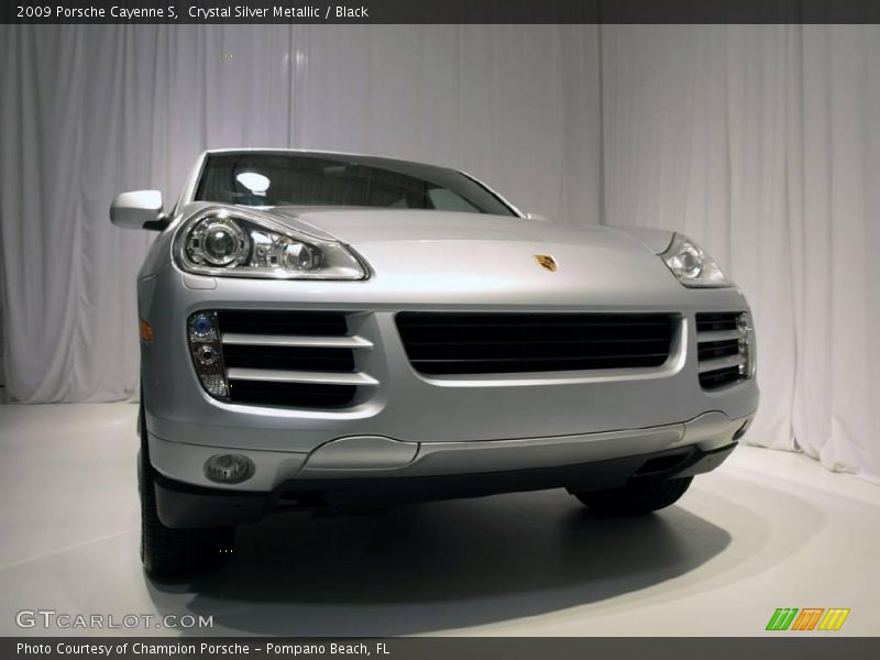 Crystal Silver Metallic / Black 2009 Porsche Cayenne S