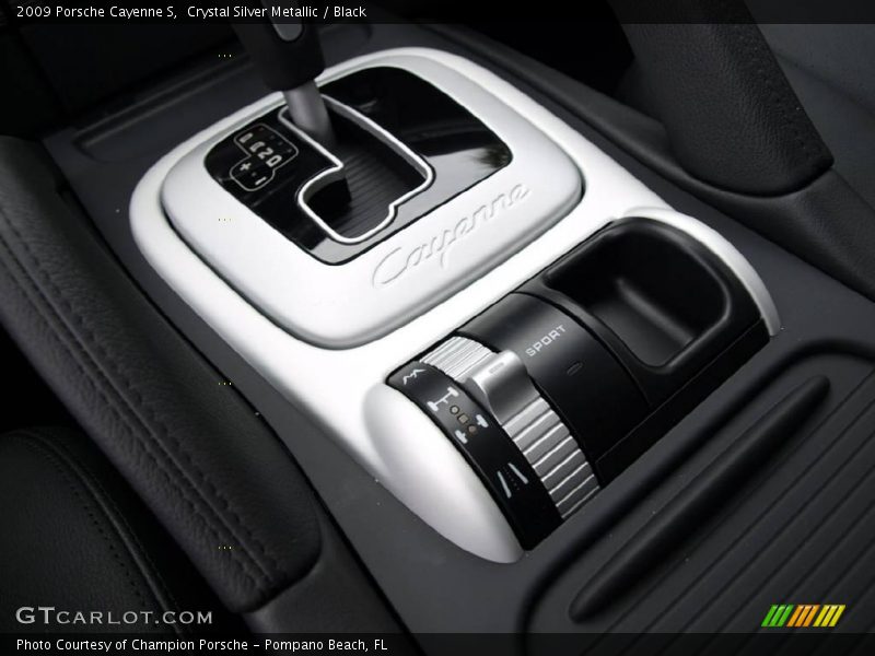 Crystal Silver Metallic / Black 2009 Porsche Cayenne S