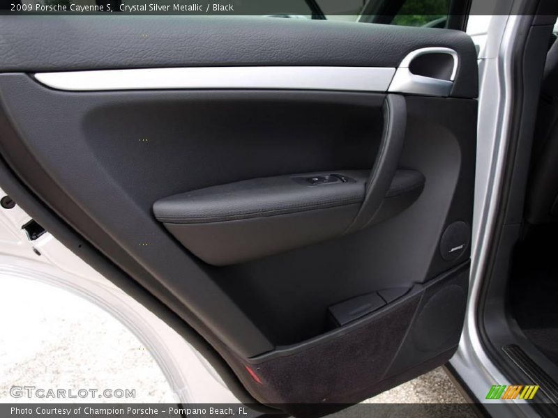 Crystal Silver Metallic / Black 2009 Porsche Cayenne S