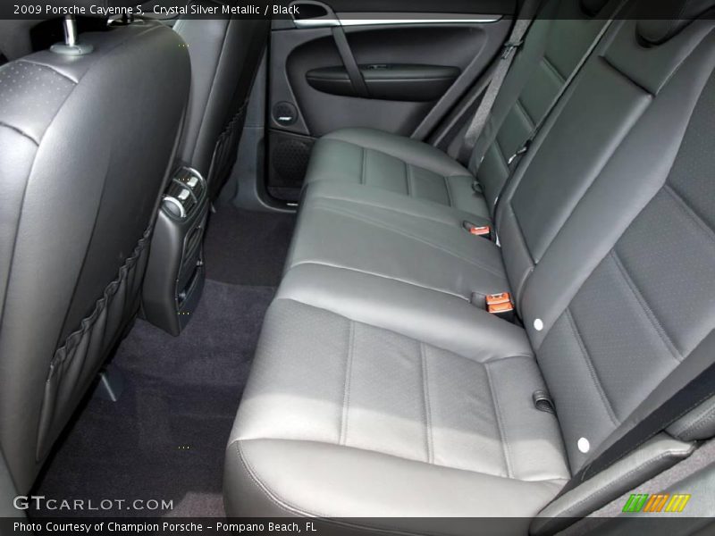 Crystal Silver Metallic / Black 2009 Porsche Cayenne S