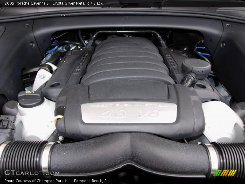 Crystal Silver Metallic / Black 2009 Porsche Cayenne S