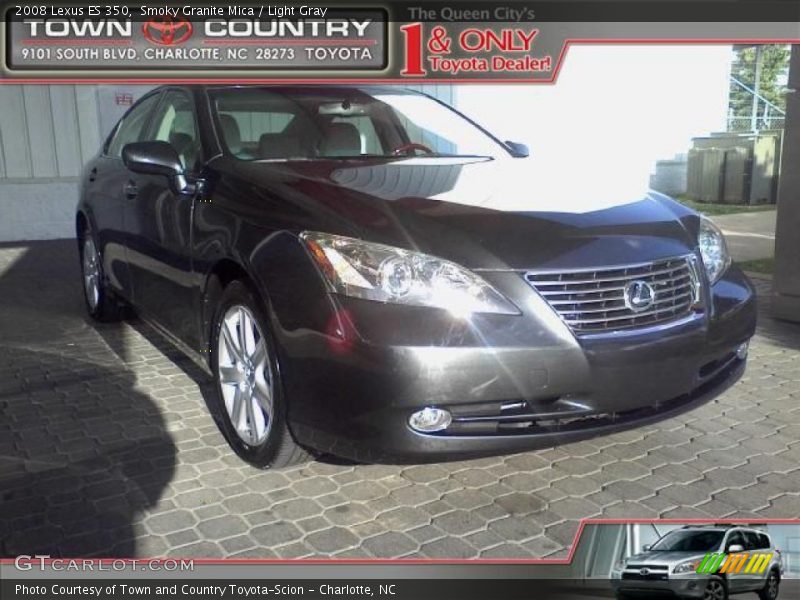 Smoky Granite Mica / Light Gray 2008 Lexus ES 350